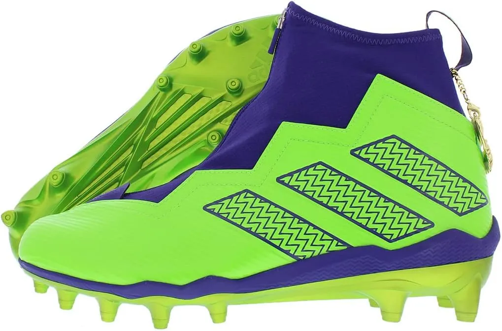 adidas Sm Nasty Ultra Men's Football Cleats, Color: Green/Puprle