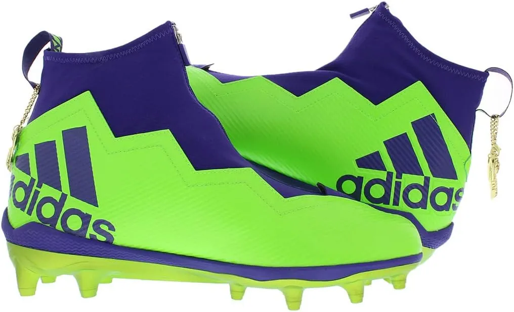 adidas Sm Nasty Ultra Men's Football Cleats, Color: Green/Puprle