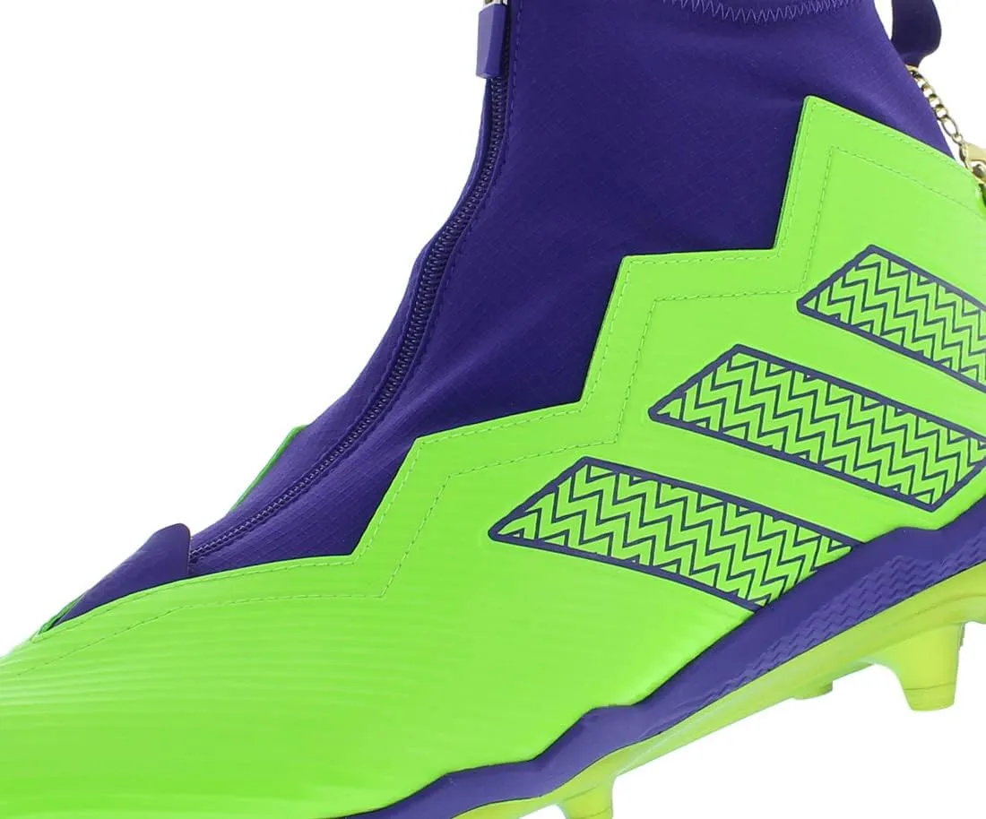 adidas Sm Nasty Ultra Men's Football Cleats, Color: Green/Puprle