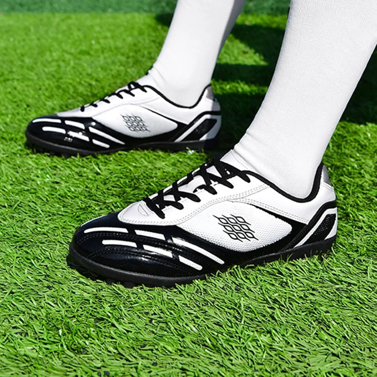 Boys Athletic Sneakers for Soccer and Football Lightweight Outdoor Sports Shoes for Kids Durable Slip-On Design for Active