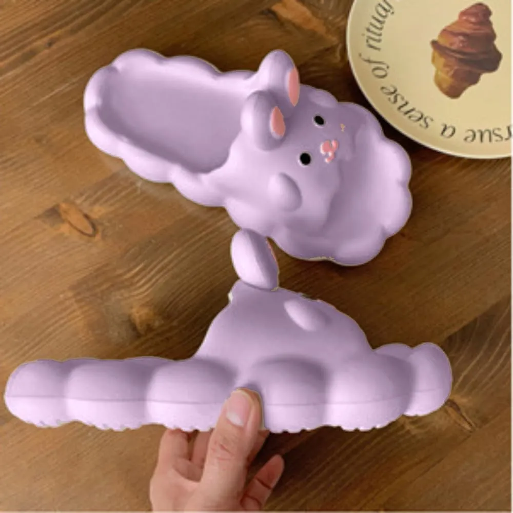 Bunny Slippers Bathroom Slippers Girl Summer Cartoon Cute Rabbit Home Non-slip Slippers