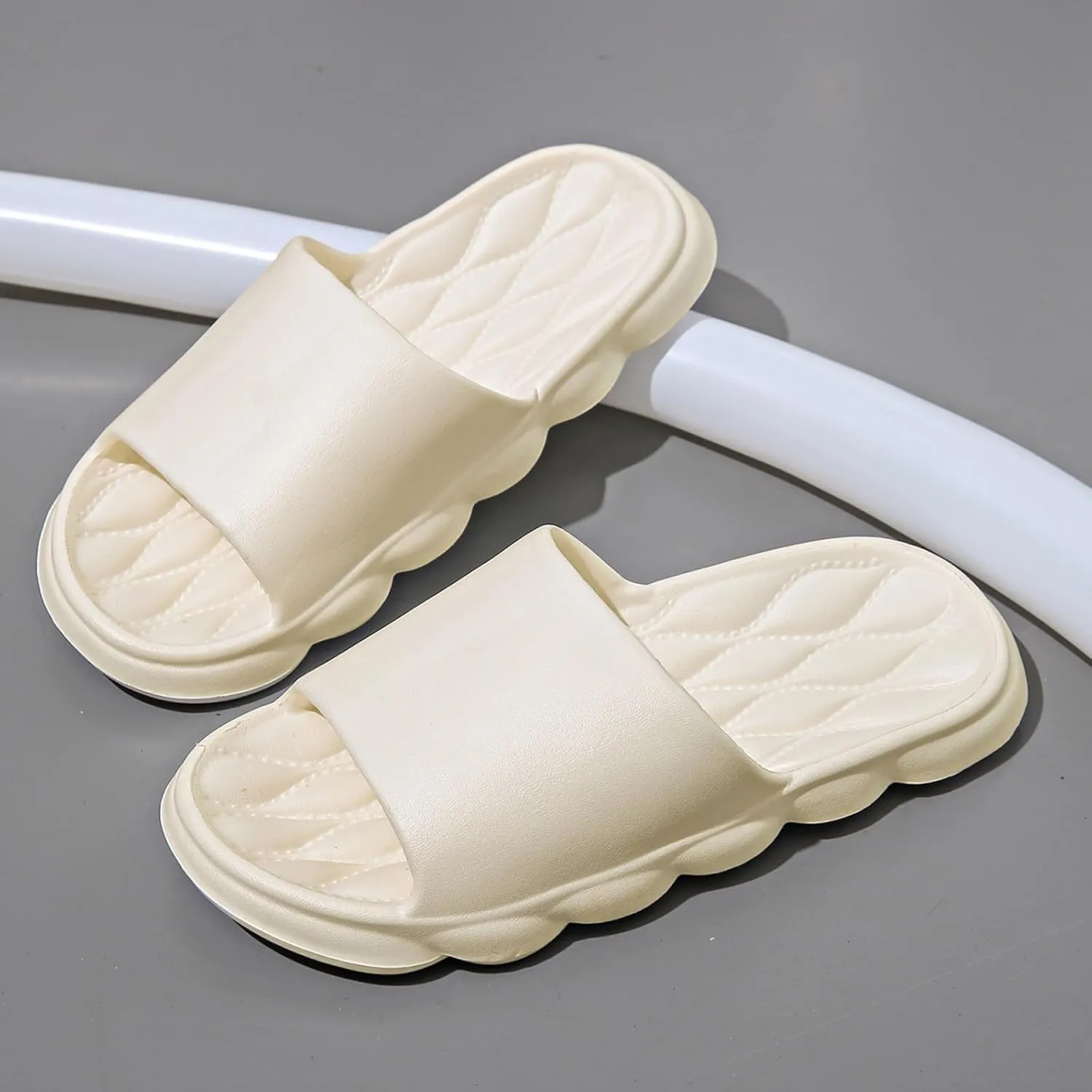 Cloud Slides Womens Shower Shoes Mens Pillow Slippers Bathroom Slipper Soft Sole Open Toe Quick Drying