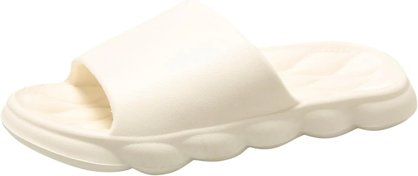 Cloud Slides Womens Shower Shoes Mens Pillow Slippers Bathroom Slipper Soft Sole Open Toe Quick Drying