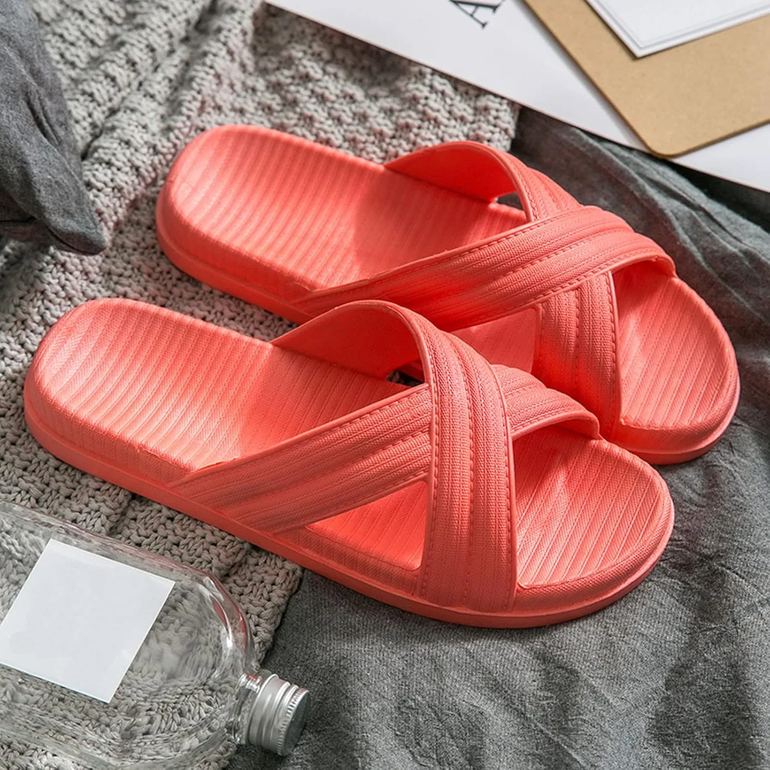 Cloud Slippers for Men Shower Shoes Women Mens Shower Shoes Womens Slides Quick Drying Beach Public Slippers