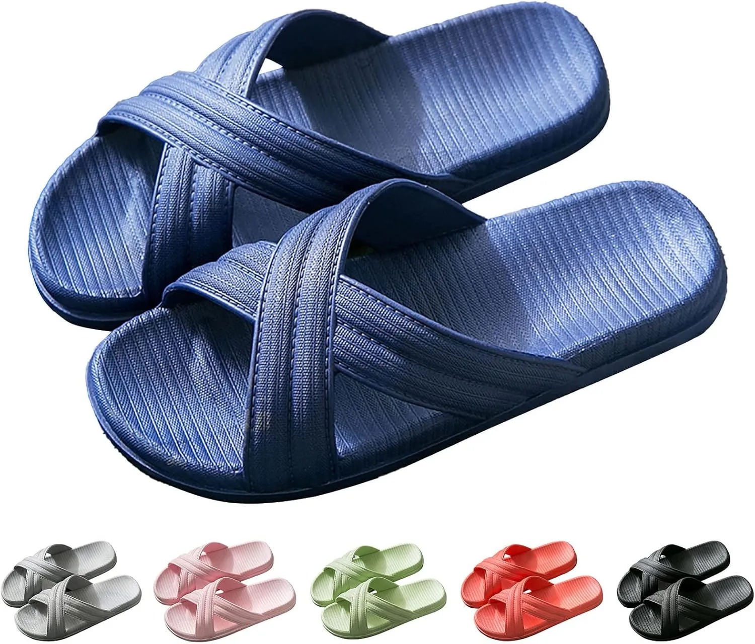 Cloud Slippers for Men Shower Shoes Women Mens Shower Shoes Womens Slides Quick Drying Beach Public Slippers