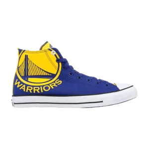 Converse Chuck Taylor All Star Hi 'Golden State Warriors' Sneakers, White