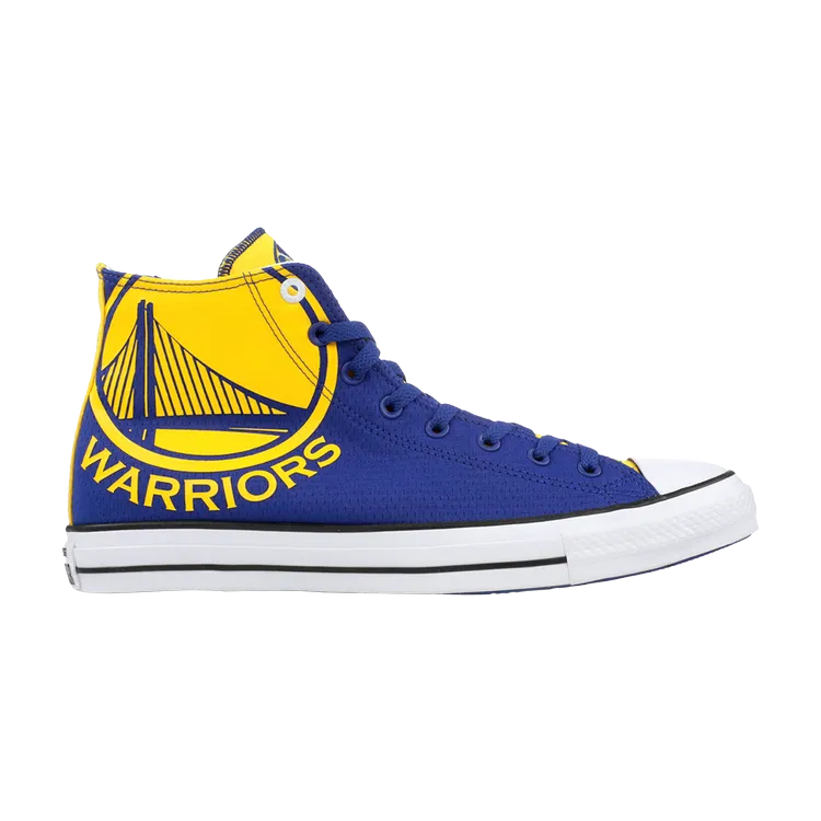 Converse Chuck Taylor All Star Hi 'Golden State Warriors' Sneakers, White