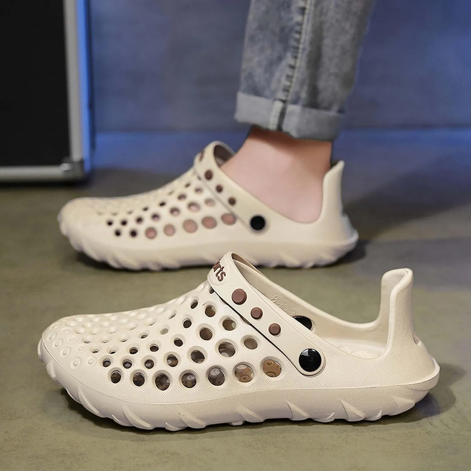 Large Baotou Cave Shoes, Cool Slippers, Quick Drying Outdoor Water Shoes