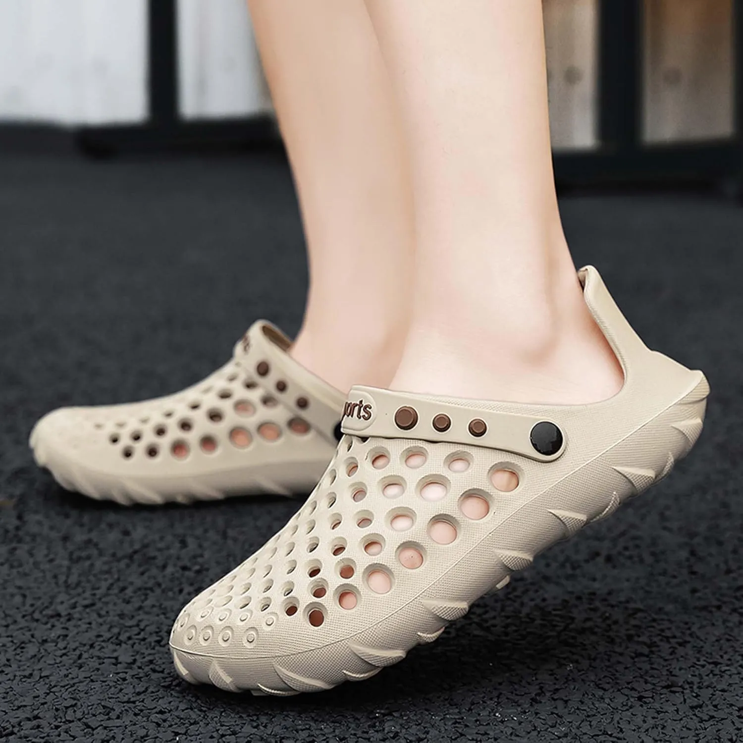 Large Baotou Cave Shoes, Cool Slippers, Quick Drying Outdoor Water Shoes