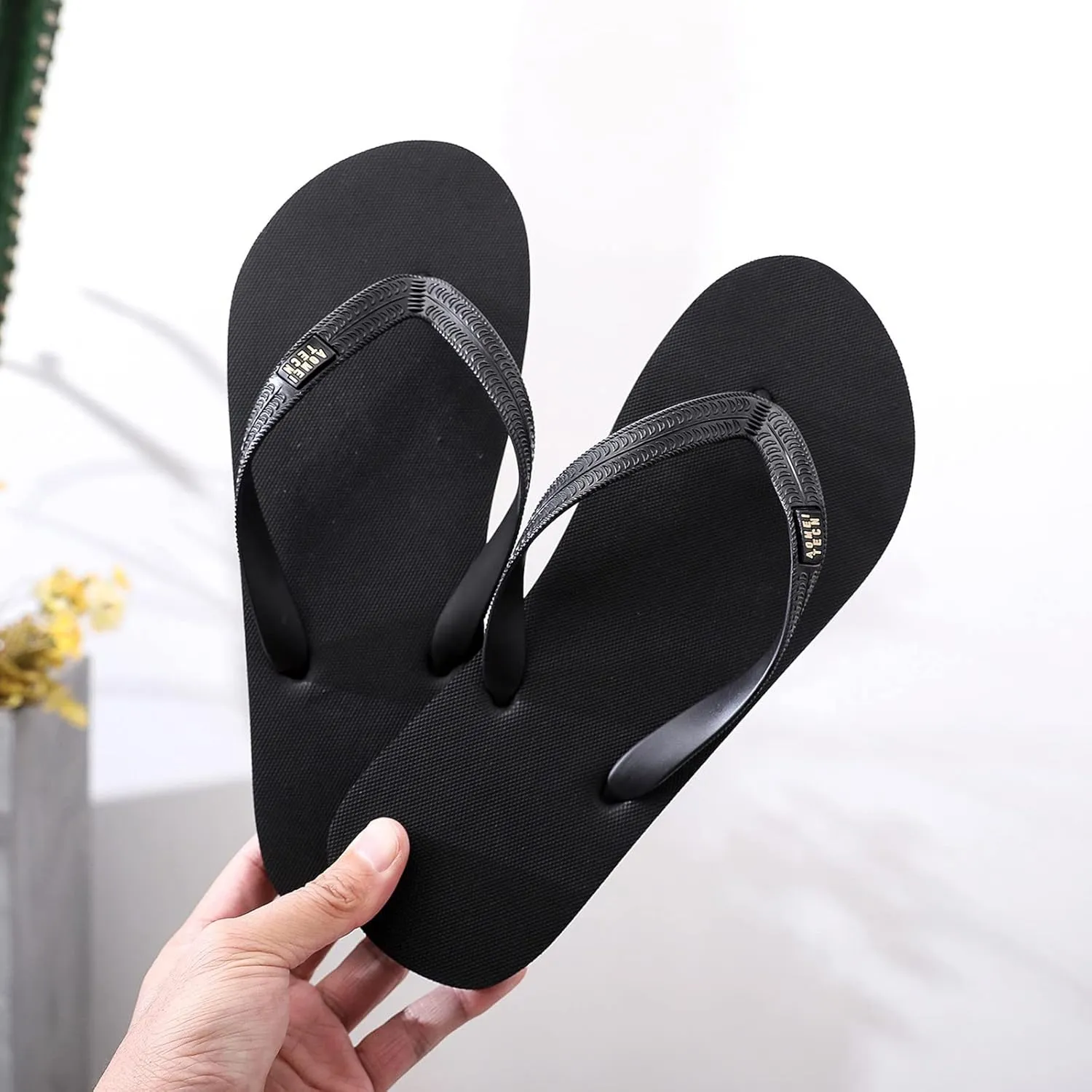 Men Shoes Flat Herringbone Slippers Fashion Casual Beach Casual Sandals Flip Flops Men 4d Foam