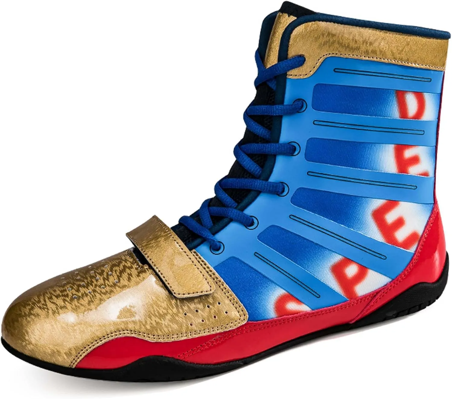 Men's and Women's High Traction Wrestling Shoes for Men,Durable Shoes for Wrestling, Boxing, Weightlifting & Bodybuilding -Combat Sports Footwear, Lightweight Gym Shoes