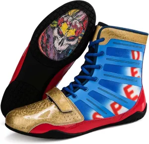 Men's and Women's High Traction Wrestling Shoes for Men,Durable Shoes for Wrestling, Boxing, Weightlifting & Bodybuilding -Combat Sports Footwear, Lightweight Gym Shoes