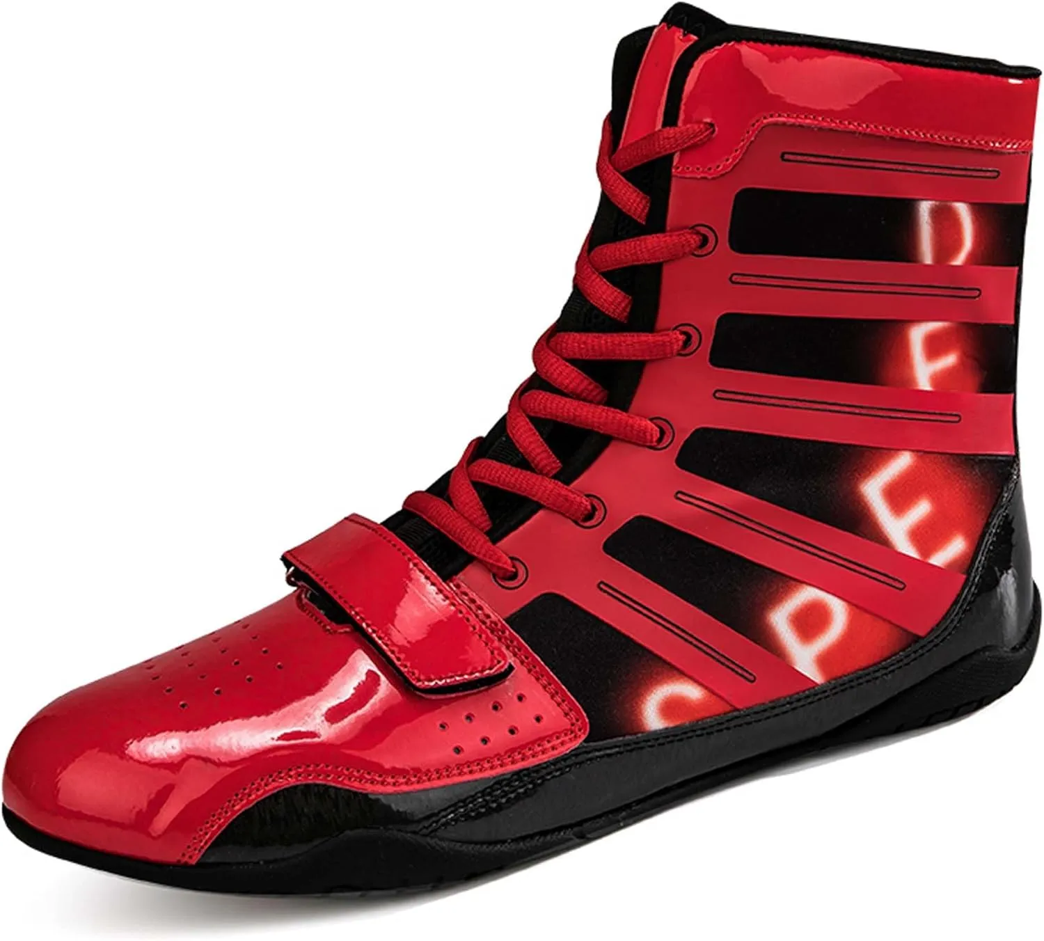 Men's and Women's High Traction Wrestling Shoes for Men,Durable Shoes for Wrestling, Boxing, Weightlifting & Bodybuilding -Combat Sports Footwear, Lightweight Gym Shoes