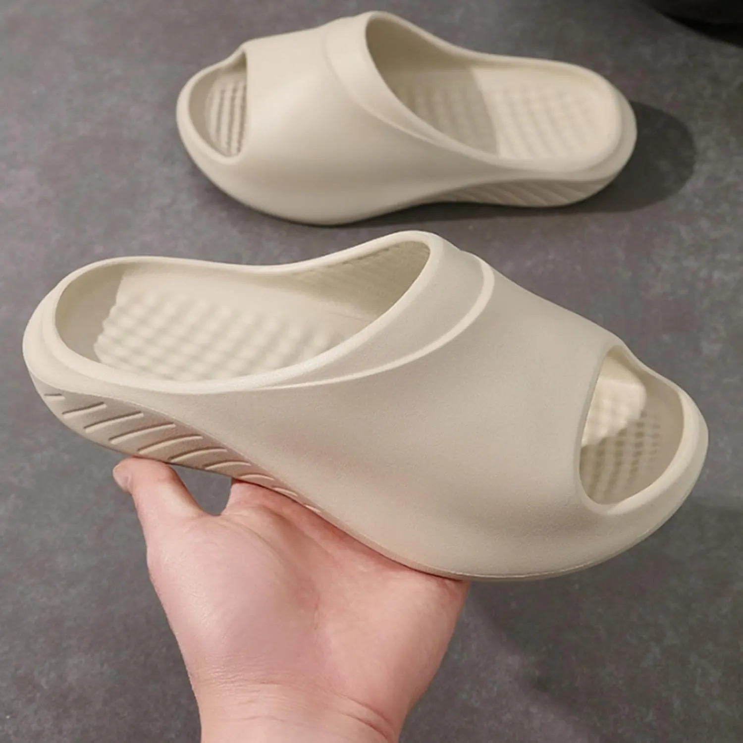 Mens Slides Shower Shoes Women Slides for Men Womens Ultimate Comfort Public Soft Sole Slippers