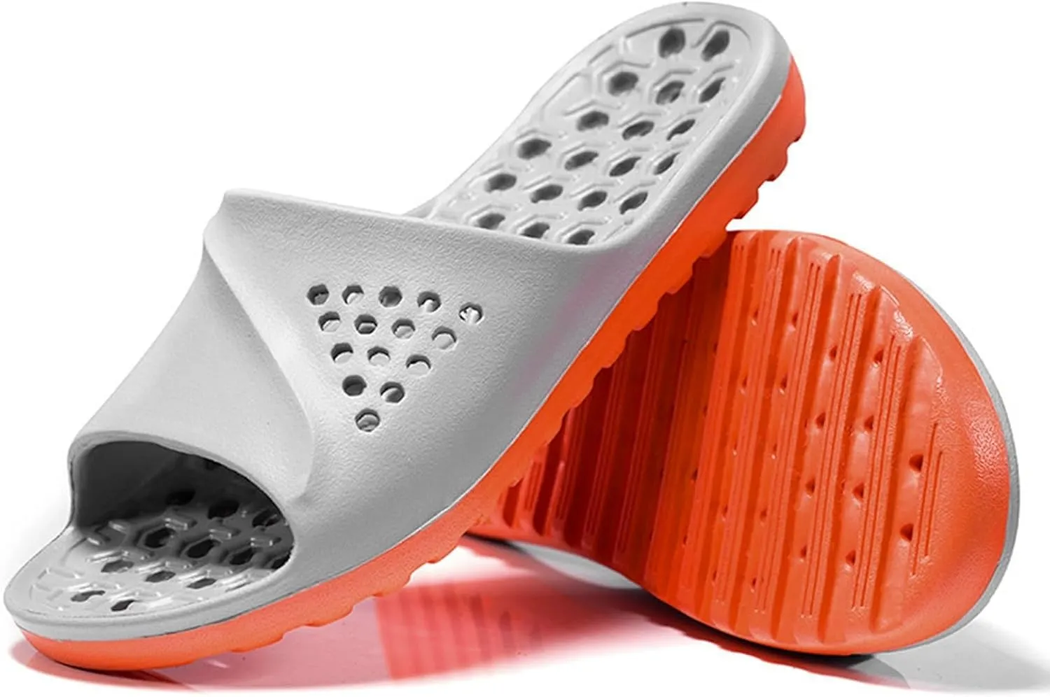 Mens Slippers Shower Shoes Women Bathroom Slippers Men Slides for Women Quick Drying House Slides Drainage Hole