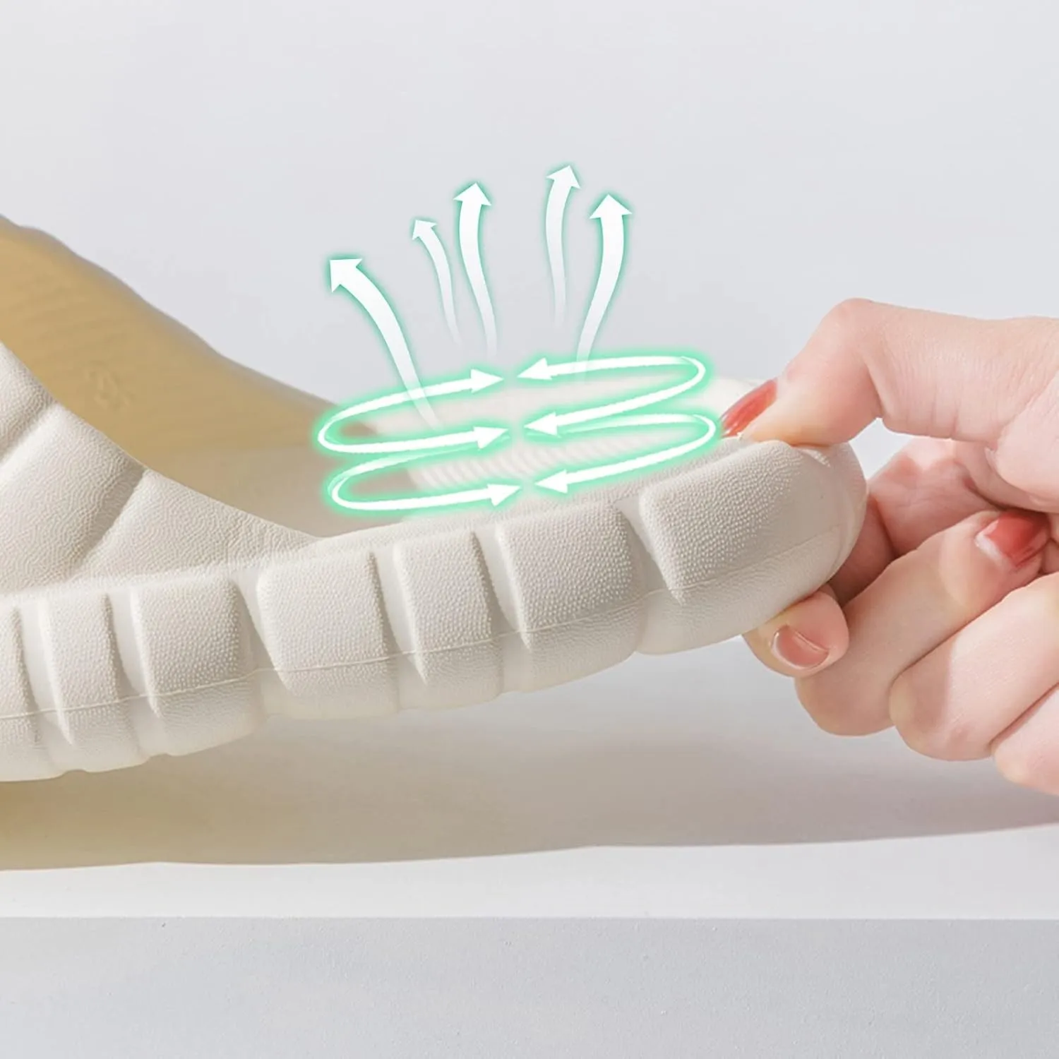 Mens Slippers Shower Shoes Women Cloud Slippers for Men Womens Slides Ultra Comfort Drainage Hole Public