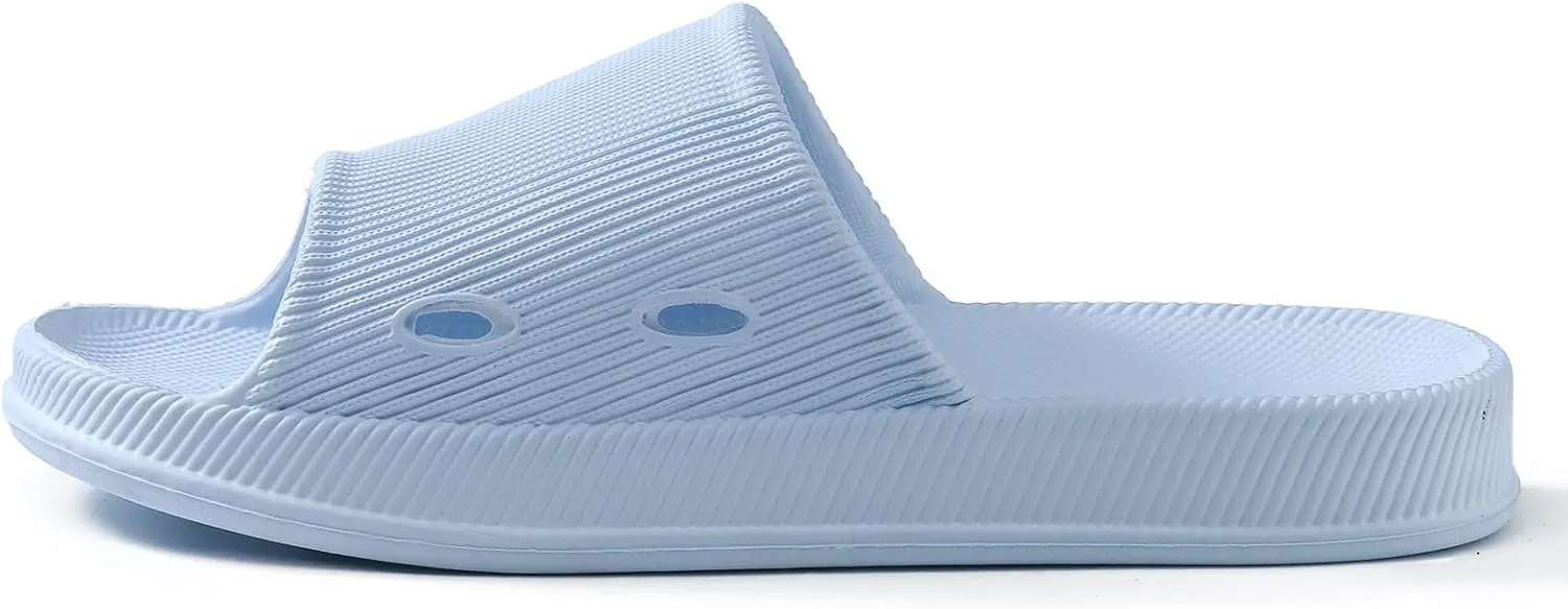 Mens Slippers Slides for Women Bathroom Slippers Men Womens Slides Dorms Travel Ultra Comfort
