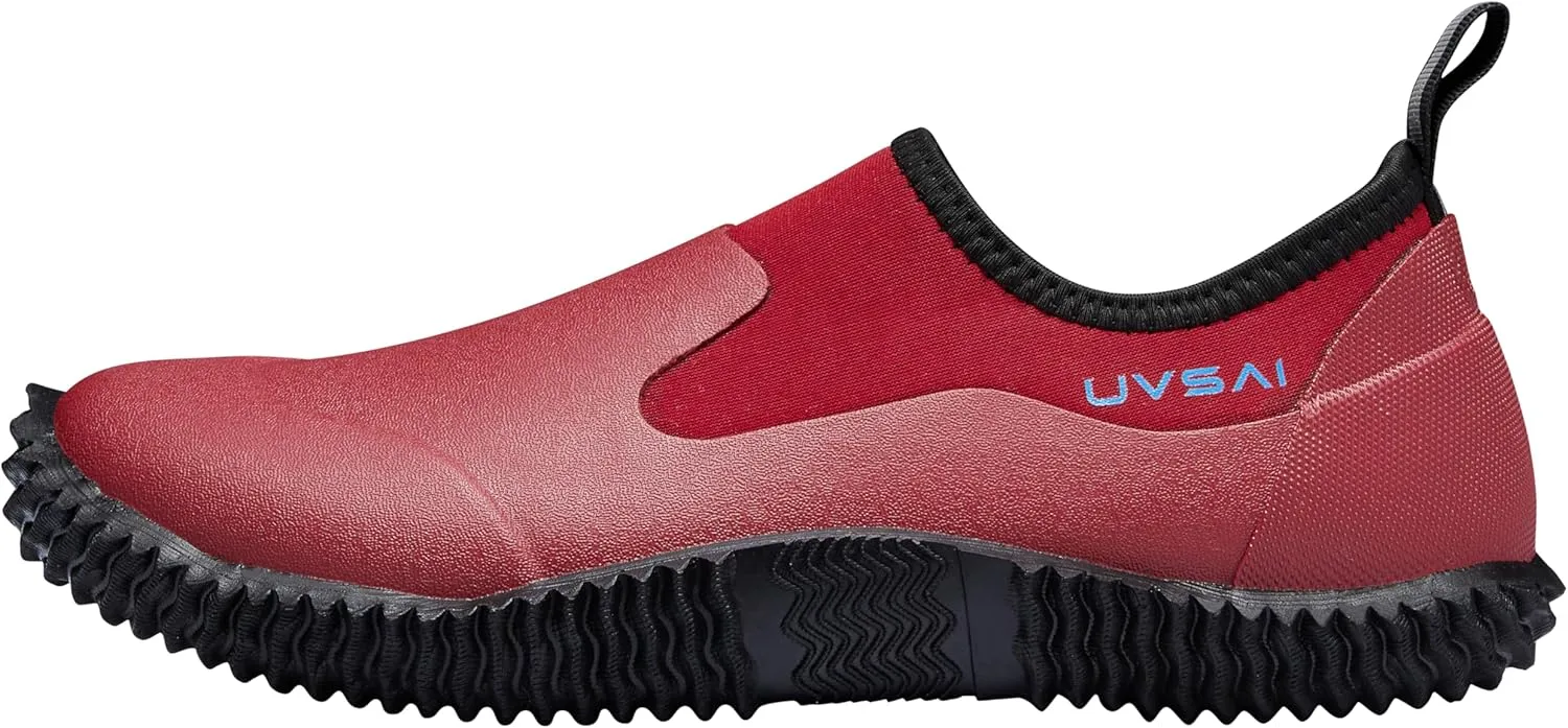Mens Waterproof Garden Shoes Rain Boots Slip-On Footwear for Gardening Farming Camping Lawn Care Yard Work