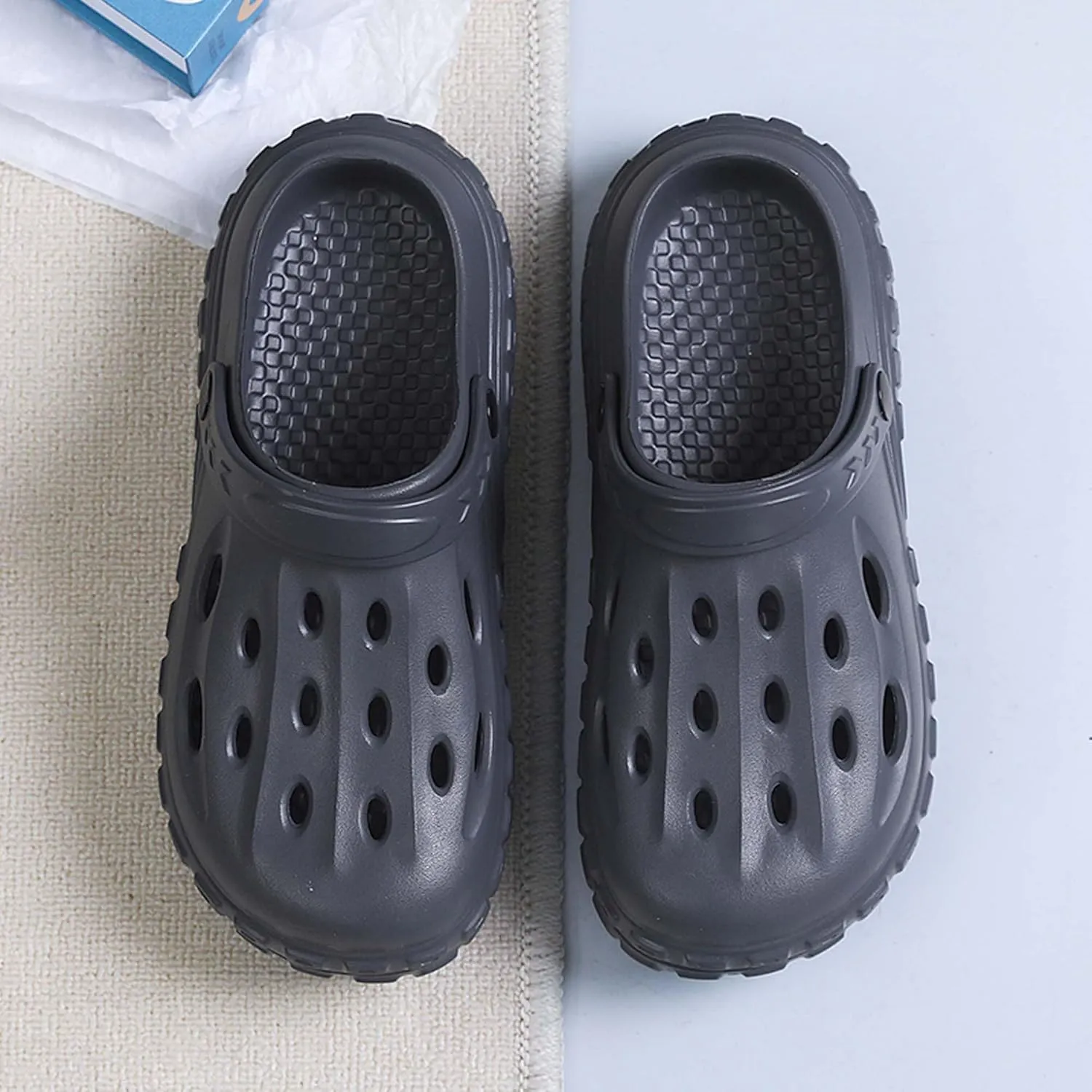 Men's Women's Garden Shoes Summer Lightweight Arch Support Sandals Outdoor Anti-slip Quick-drying Beach Sandals Slippers Indoor Casual Shower Clogs Slippers
