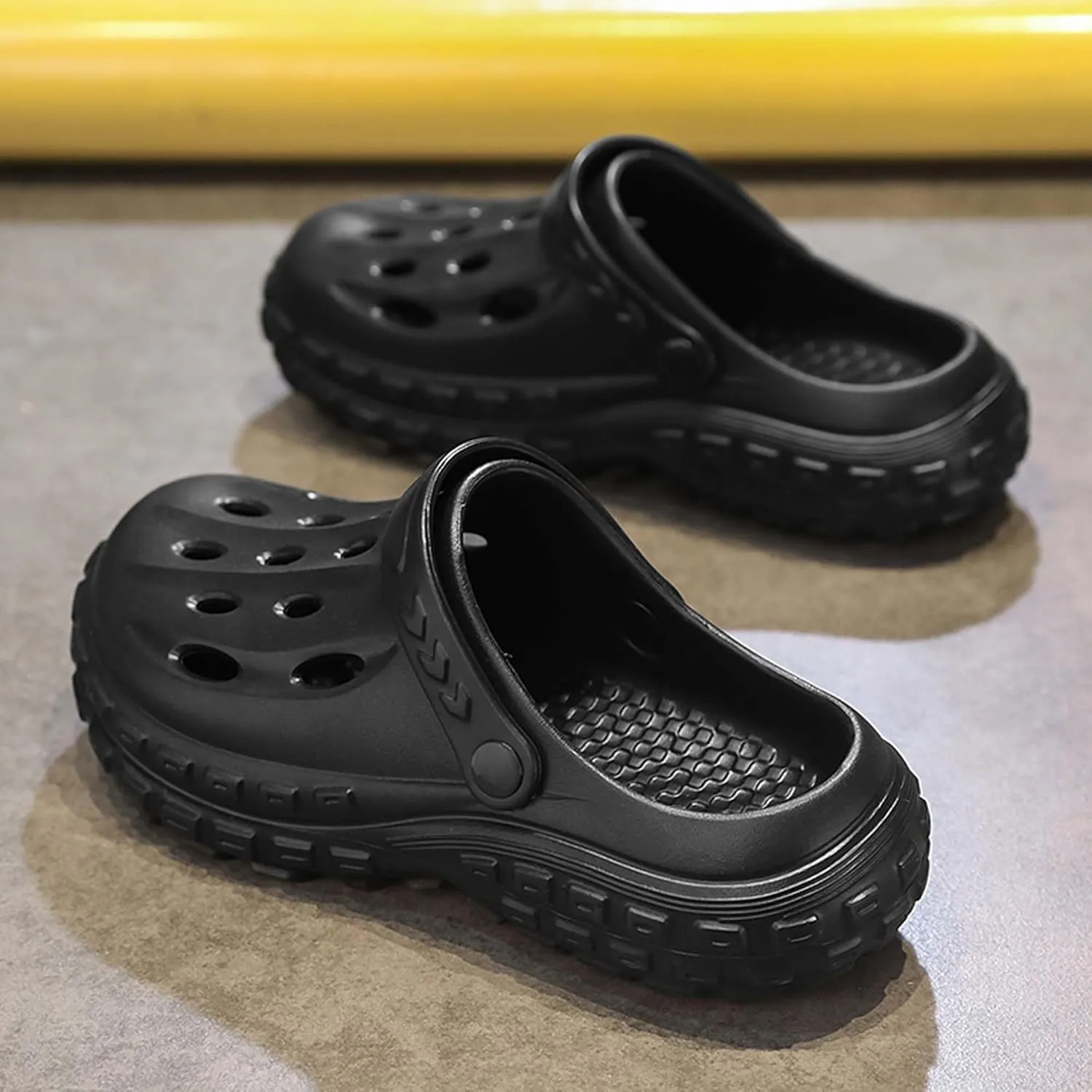 Men's Women's Garden Shoes Summer Lightweight Arch Support Sandals Outdoor Anti-slip Quick-drying Beach Sandals Slippers Indoor Casual Shower Clogs Slippers