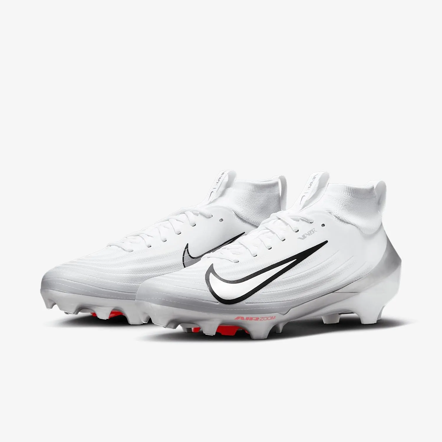 Nike Vapor Pro 1 Football Cleats (HF9409-600, Bright Crimson/Laser Orange/Black)