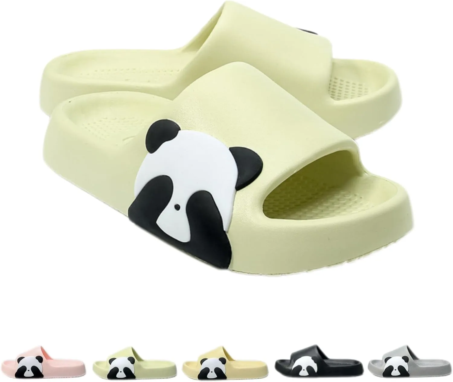 Panda Slippers - Cute Cartoon Indoor Outdoor Wear for Couples - EVA Bathroom Slippers