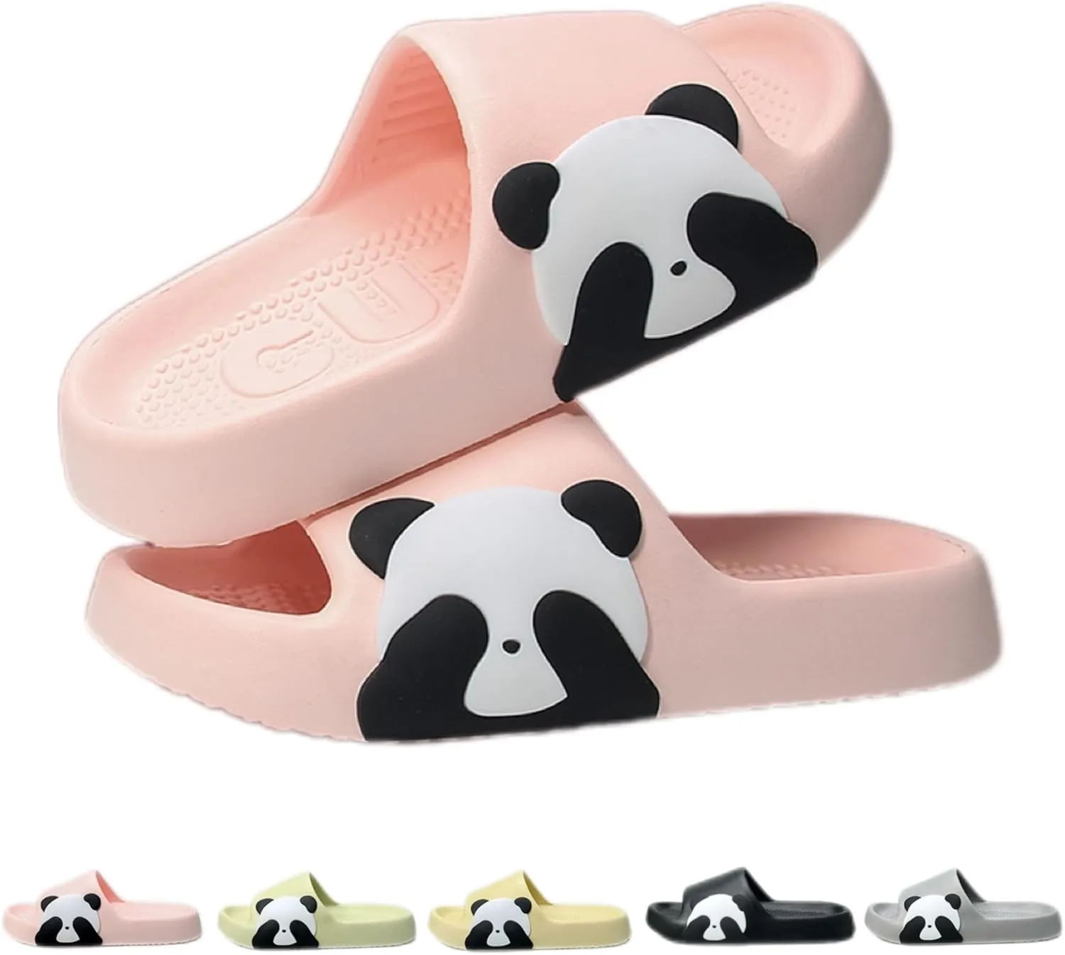 Panda Slippers - Cute Cartoon Indoor Outdoor Wear for Couples - EVA Bathroom Slippers