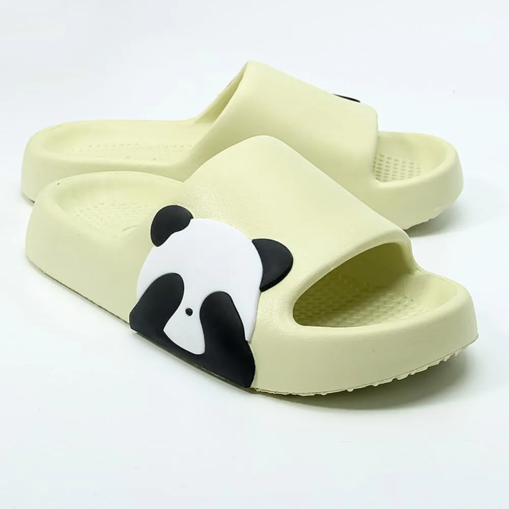 Panda Slippers - Cute Cartoon Indoor Outdoor Wear for Couples - EVA Bathroom Slippers