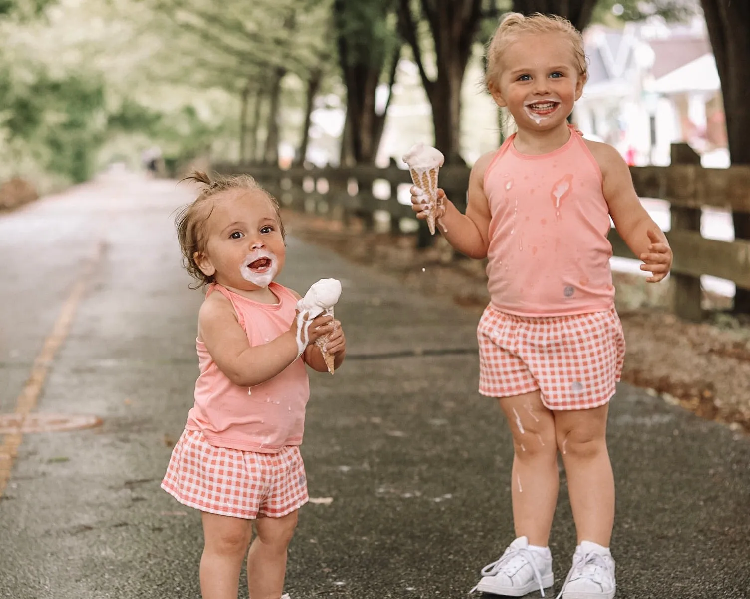 Peachy Pink - Two Piece Outfit