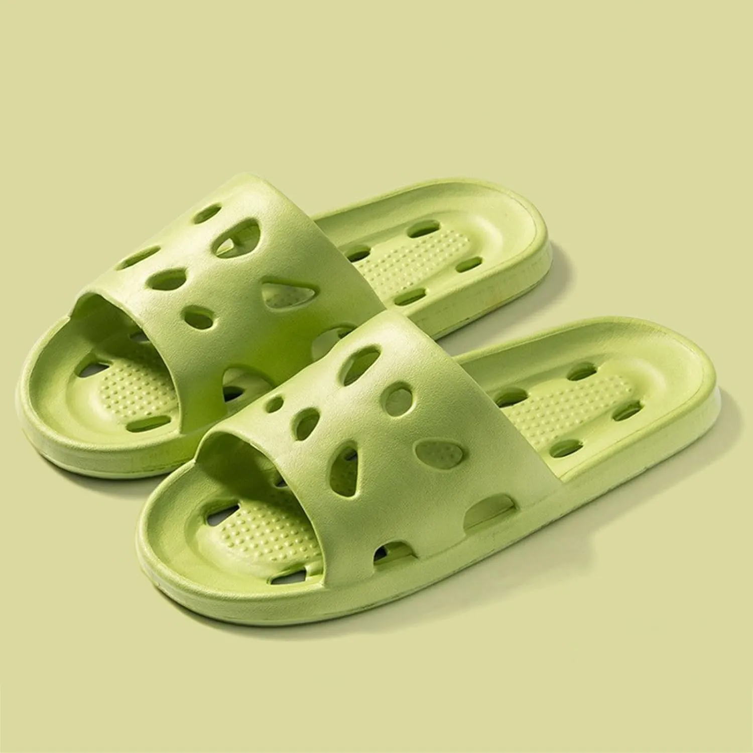 Shower Shoes Women and Men Cloud Slides Womens Showers Sandals Pillow Slippers Soft Sole Dry Quickly Shower Slides