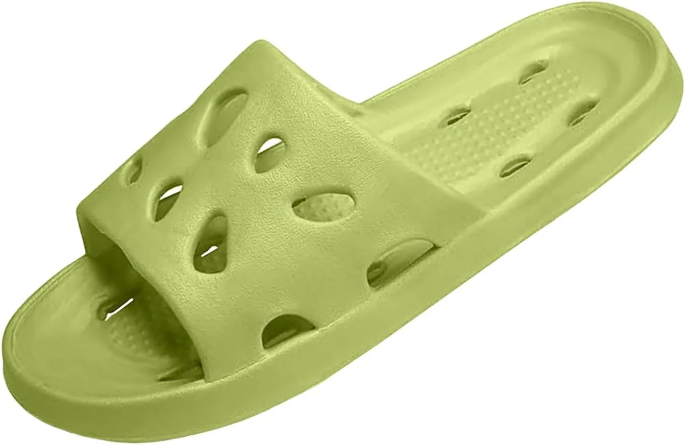Shower Shoes Women and Men Cloud Slides Womens Showers Sandals Pillow Slippers Soft Sole Dry Quickly Shower Slides