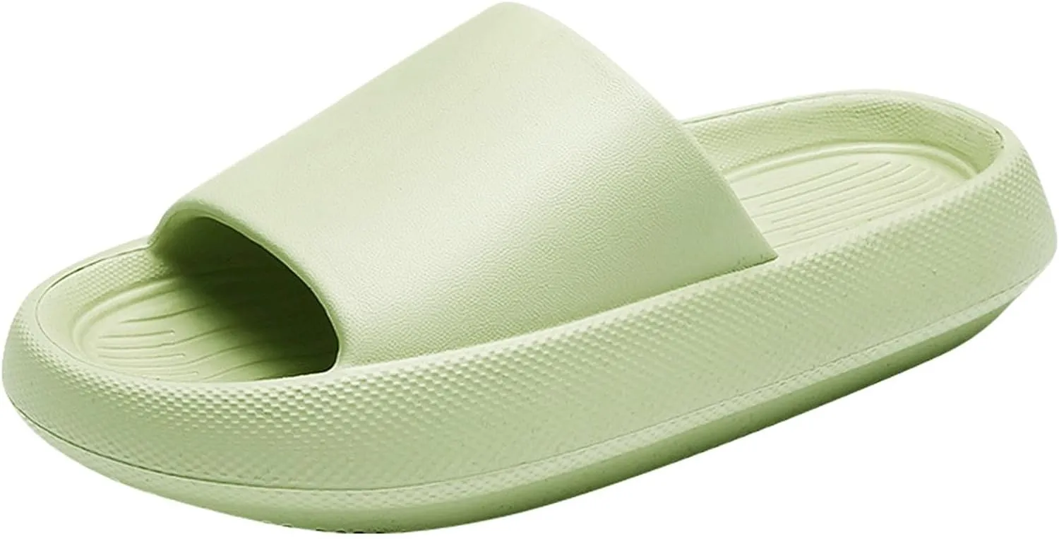 Slides for Men Slides for Women Cloud Slippers Men Shower Shoes Women Comfortable Quick Drying Ultra Comfort Slippers
