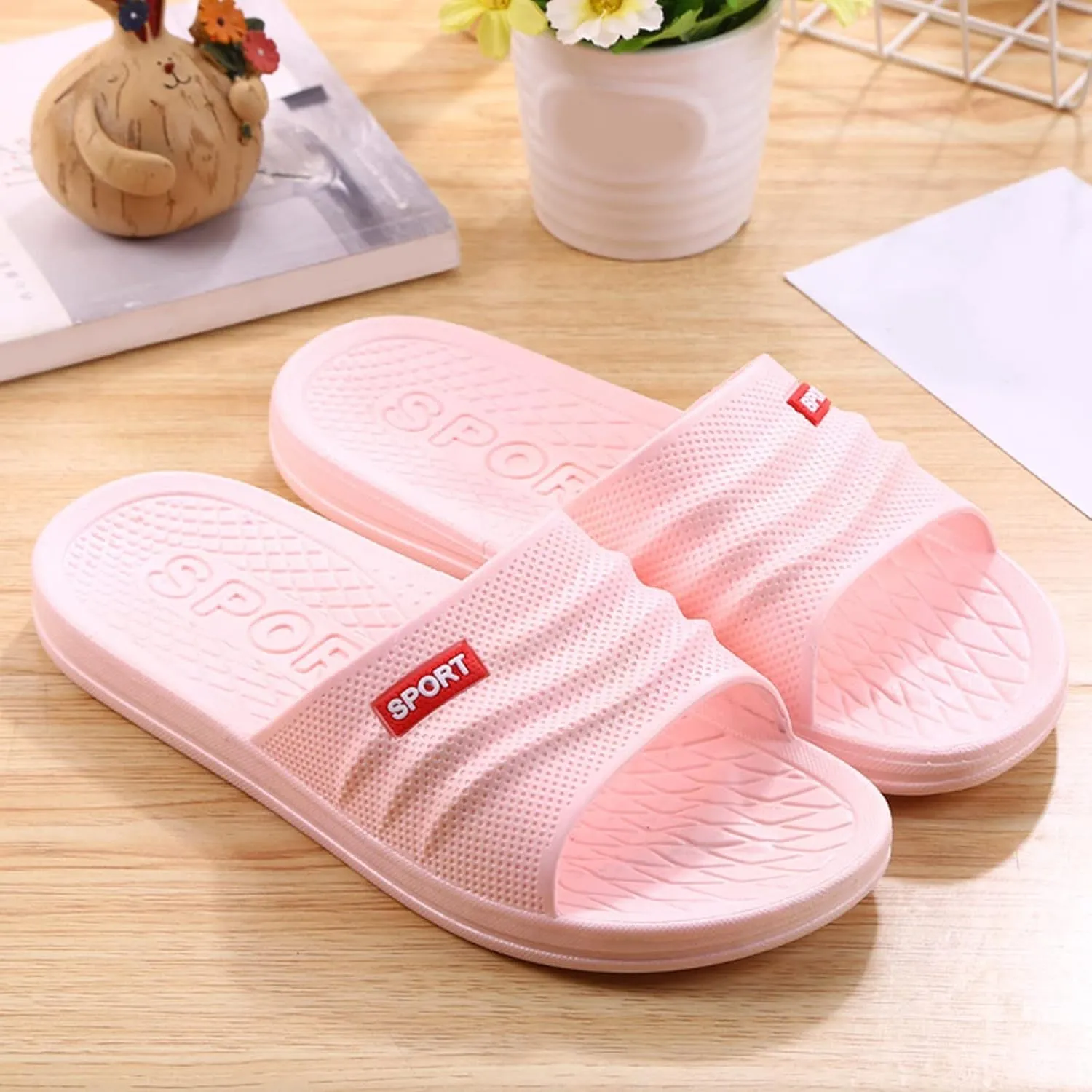 Slides for Men Womens Slides Mens Shower Shoes for Women Public Ultimate Comfort Indoor Slippers