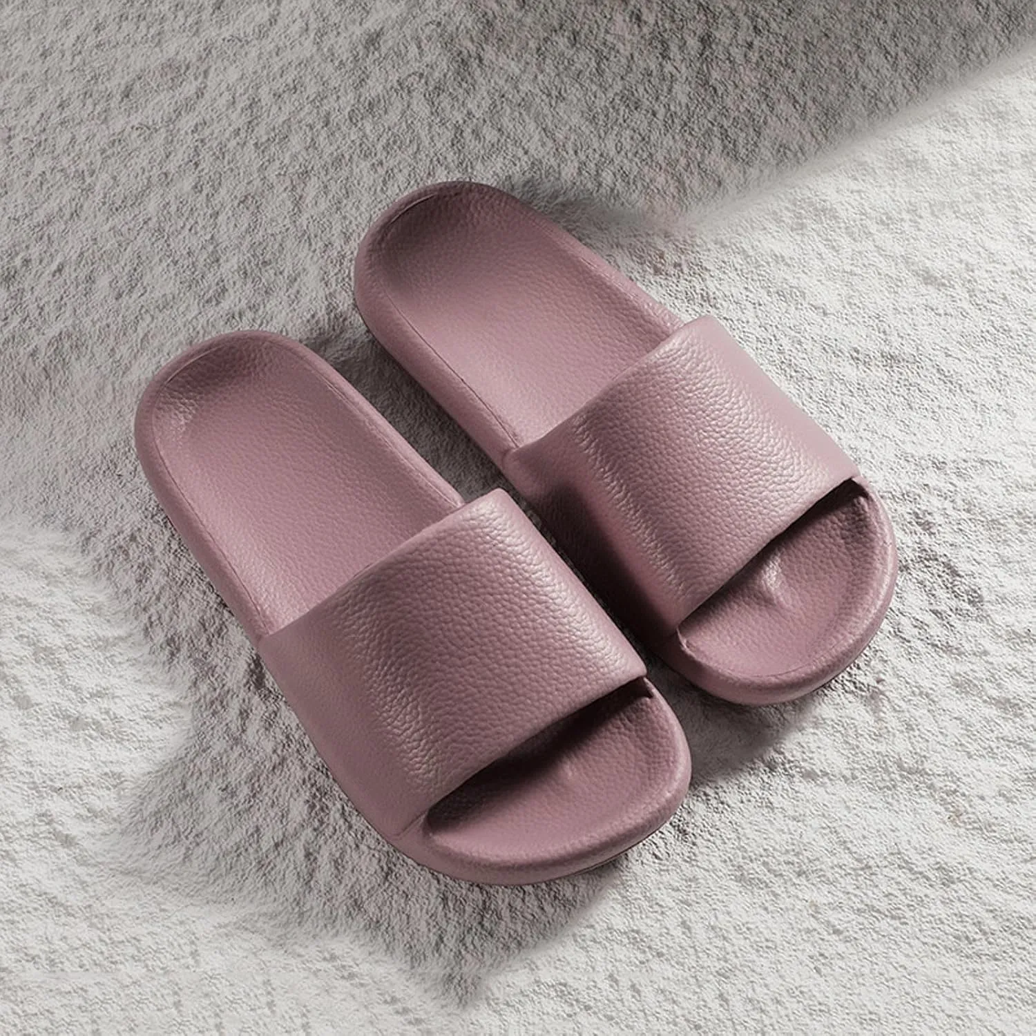 Summer Couple Coloured Home Non Slip Indoor Bathroom Beach Large Size Soft Slippers for Women Washable