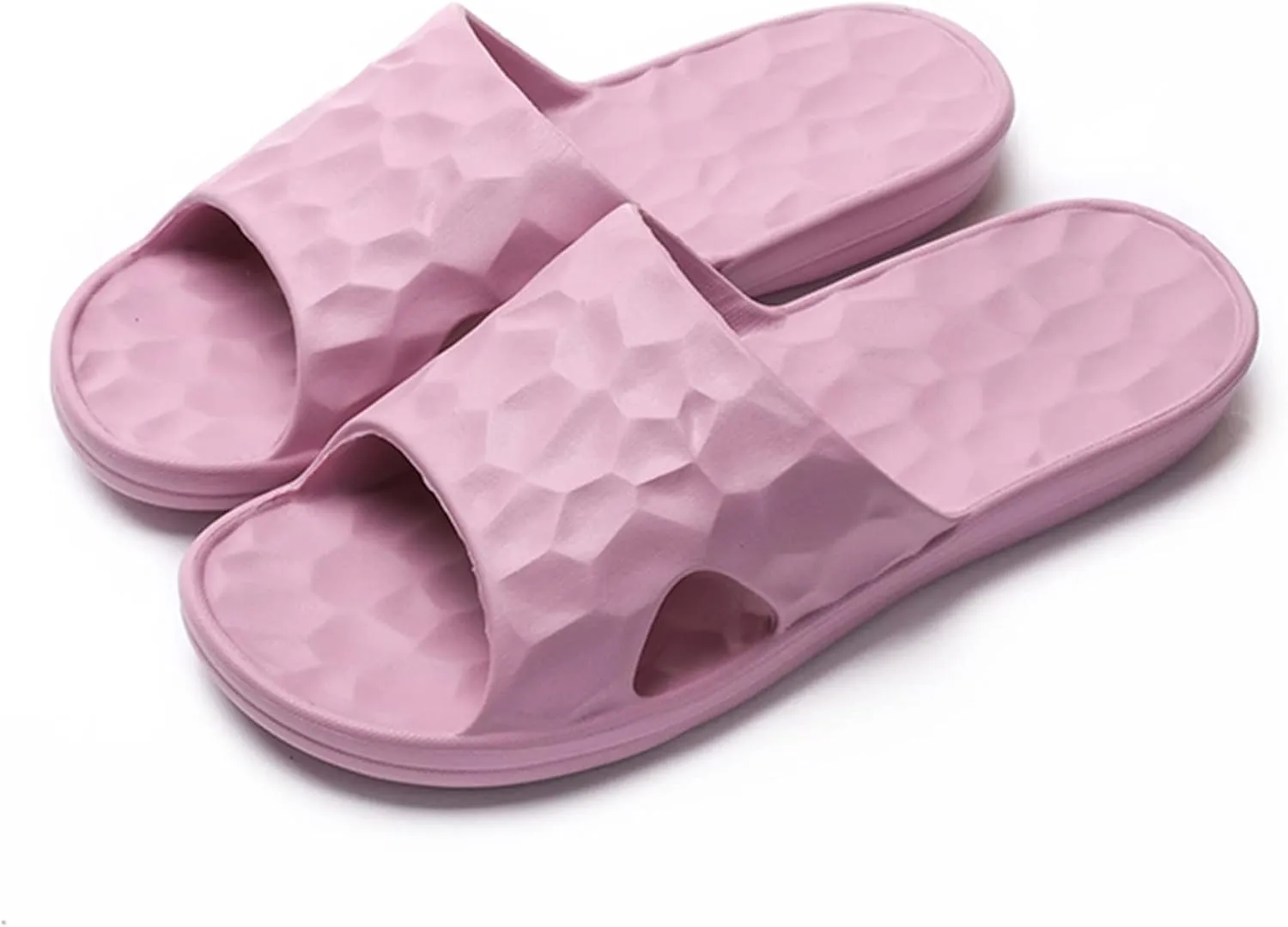 Summer Slides Sandals for Women Open Toe Shower Shoes Bathroom Sandals Walking Sandals Women's Fashion Slippers