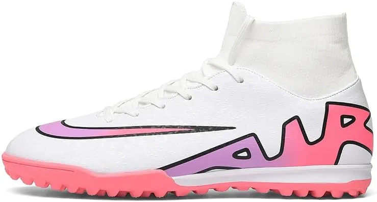 Unisex-Adult Soccer Cleats Lightweight Futsal Training Football Shoes for Big Boys