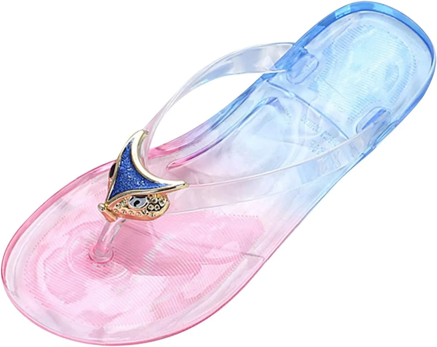 Women's Arch Support Flip Flops Comfortable Slip On Walking Thong Sandals Breathable Open Toe Slippers