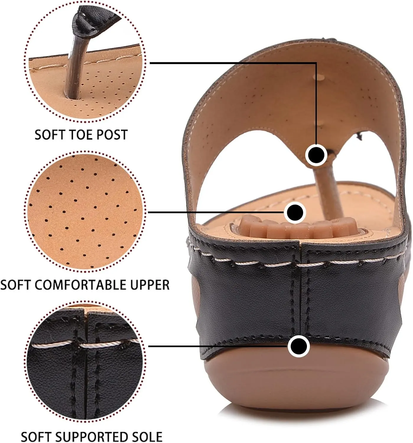 Womens Orthopedic Sandals With Arch Support Summer Casual Flip Flops Adjustable Buckle Beach Walking Shoes Breathable Mesh Quick Dry Sport Sandals Orthopedic Shoes for Women